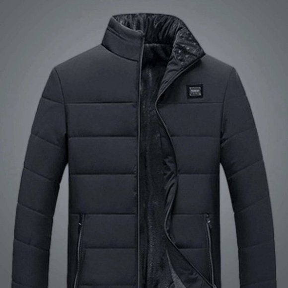 Jackets & Coats Black Mens Thermal Puffer Jacket Poshmark